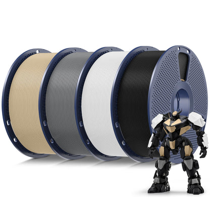 SUNLU PLA Filament 1.75mm, 3D Drucker Filament PLA Schwarz, Maßgenauigkeit +/- 0,02mm 1KG Spule