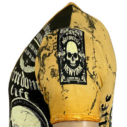 Rundhals Vintage T-Shirt - Men Slim Fit Design