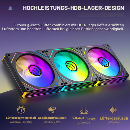 ANSAITE PC Lüfter 120 mm
