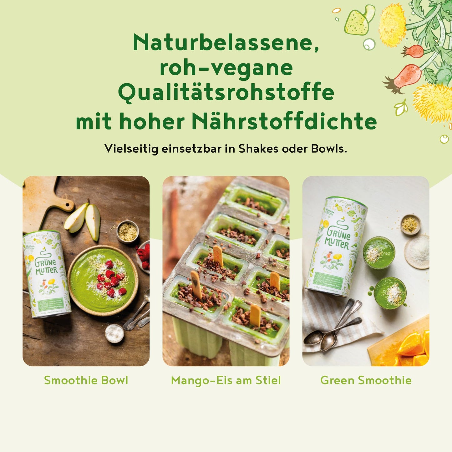 Grüne Mutter 2.0 - The Original - Smoothie Shake - 600g
