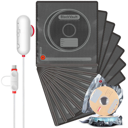 Vacbird Filament Beutel mit USB Pumpe 10er Pack