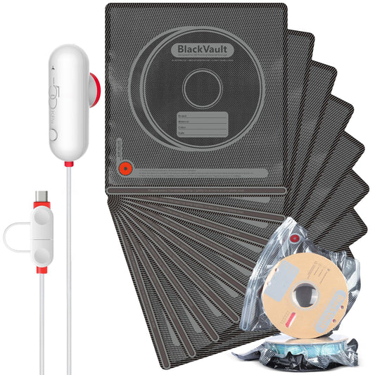 Vacbird Filament Beutel mit USB Pumpe 10er Pack