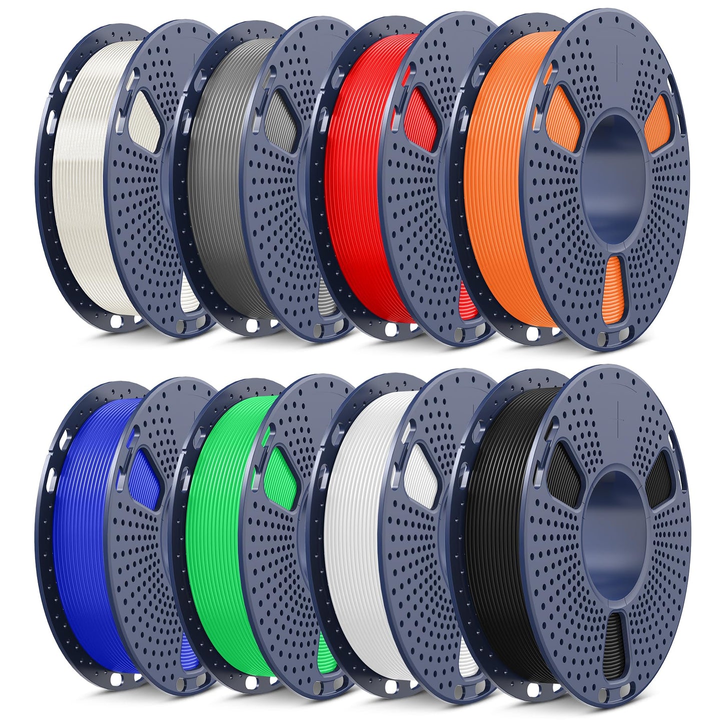 SUNLU PLA Filament 1.75mm, 3D Drucker Filament PLA Schwarz, Maßgenauigkeit +/- 0,02mm 1KG Spule