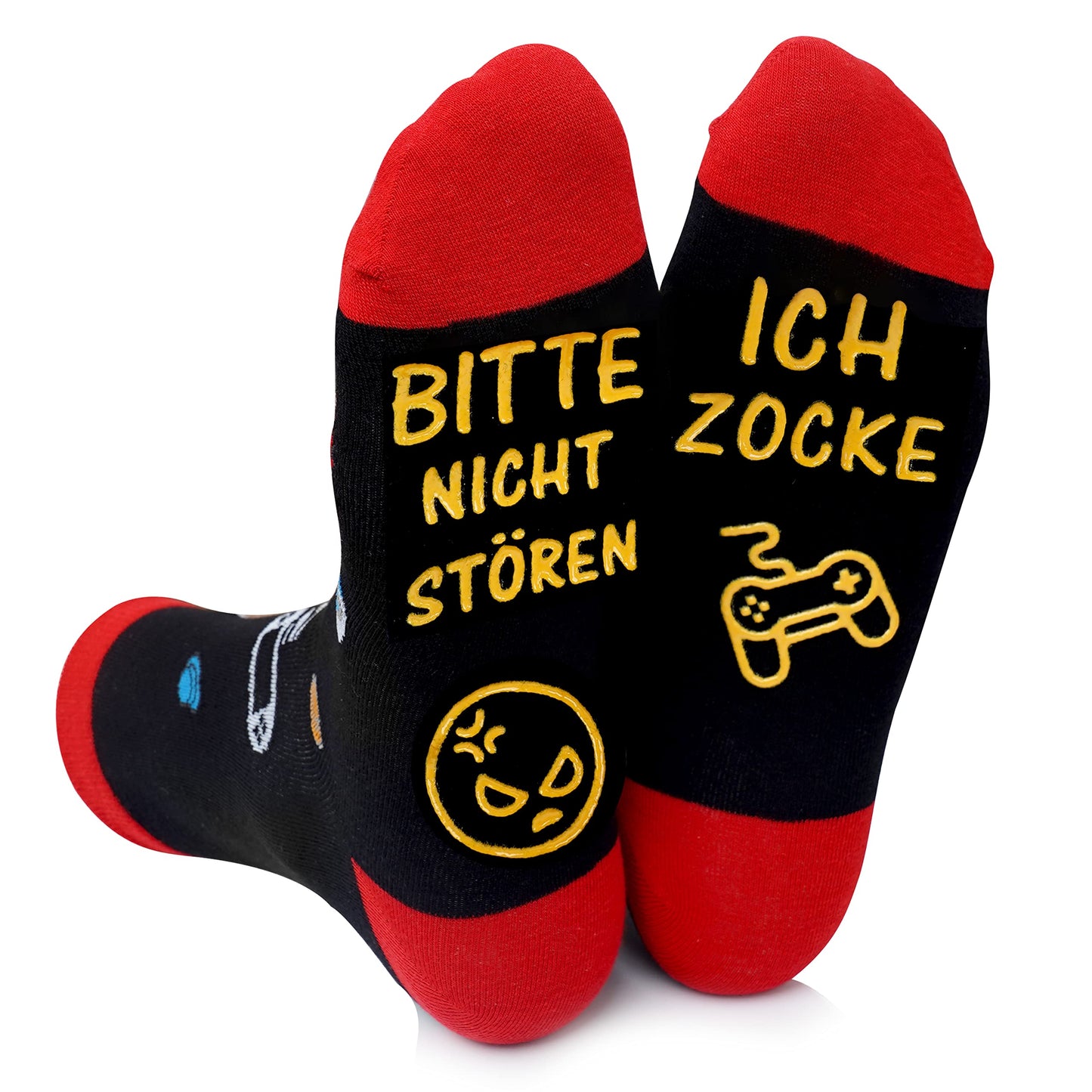 Gaming Socken - Rutschfest - Baumwolle