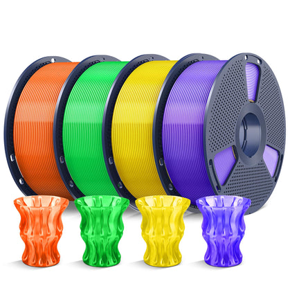 SUNLU PLA Filament 1.75mm, 3D Drucker Filament PLA Schwarz, Maßgenauigkeit +/- 0,02mm 1KG Spule