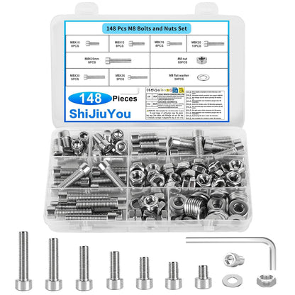 M3-M8 kreutzschlitz schrauben set