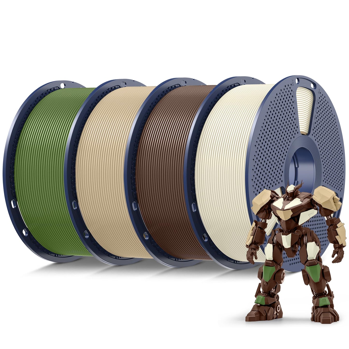 SUNLU PLA Filament 1.75mm, 3D Drucker Filament PLA Schwarz, Maßgenauigkeit +/- 0,02mm 1KG Spule