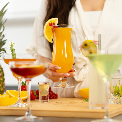 Mixit Cards Cocktail Gläser Set 14-teilig - Ideal für Zuhause & Gastro