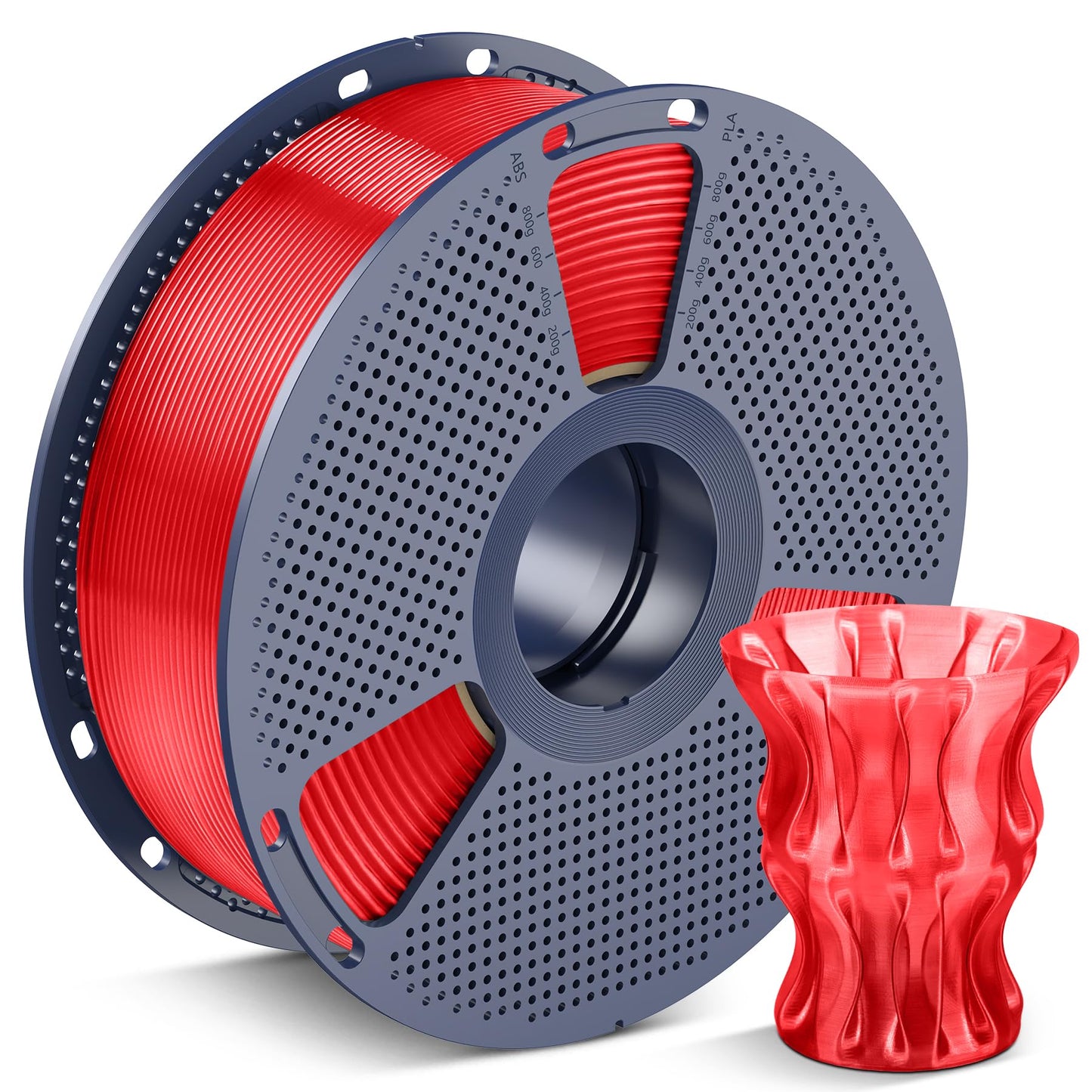 SUNLU PLA Filament 1.75mm, 3D Drucker Filament PLA Schwarz, Maßgenauigkeit +/- 0,02mm 1KG Spule