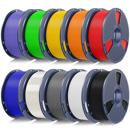 SUNLU PLA Filament 1.75mm, 3D Drucker Filament PLA Schwarz, Maßgenauigkeit +/- 0,02mm 1KG Spule