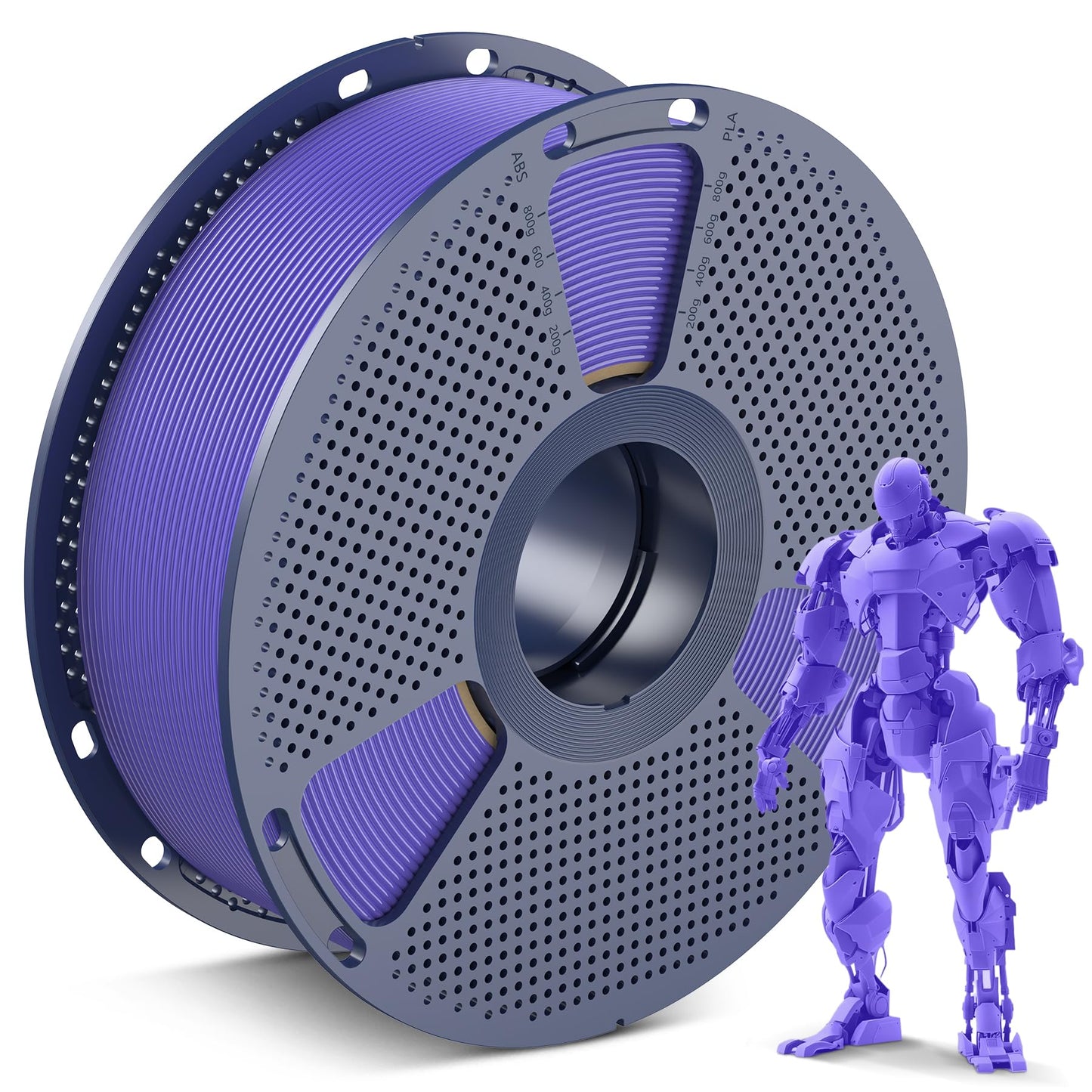 SUNLU PLA Filament 1.75mm, 3D Drucker Filament PLA Schwarz, Maßgenauigkeit +/- 0,02mm 1KG Spule