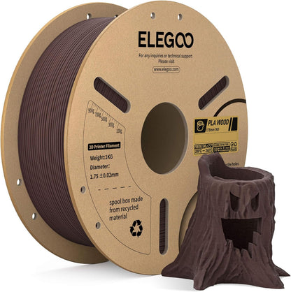 ELEGOO PLA Filament 1.75mm Schwarz 1KG