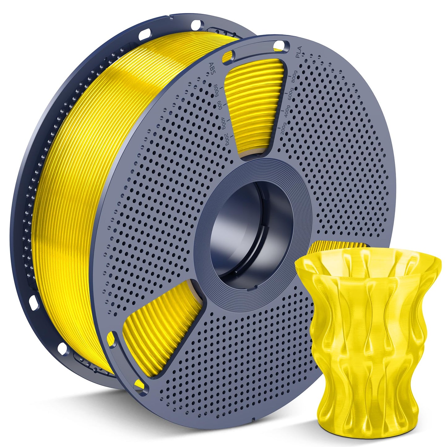 SUNLU PLA Filament 1.75mm, 3D Drucker Filament PLA Schwarz, Maßgenauigkeit +/- 0,02mm 1KG Spule