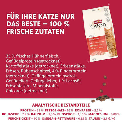 Animonda Carny - Katzen Trockenfutter Huhn & Rind