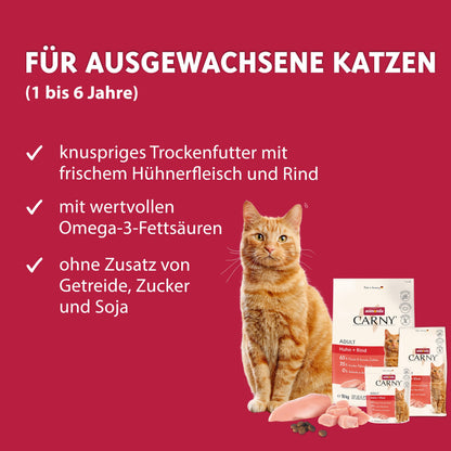 Animonda Carny - Katzen Trockenfutter Huhn & Rind