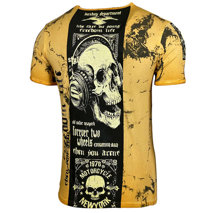 Rundhals Vintage T-Shirt - Men Slim Fit Design