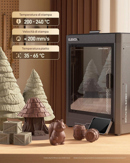 ELEGOO PLA Filament 1.75mm Schwarz 1KG
