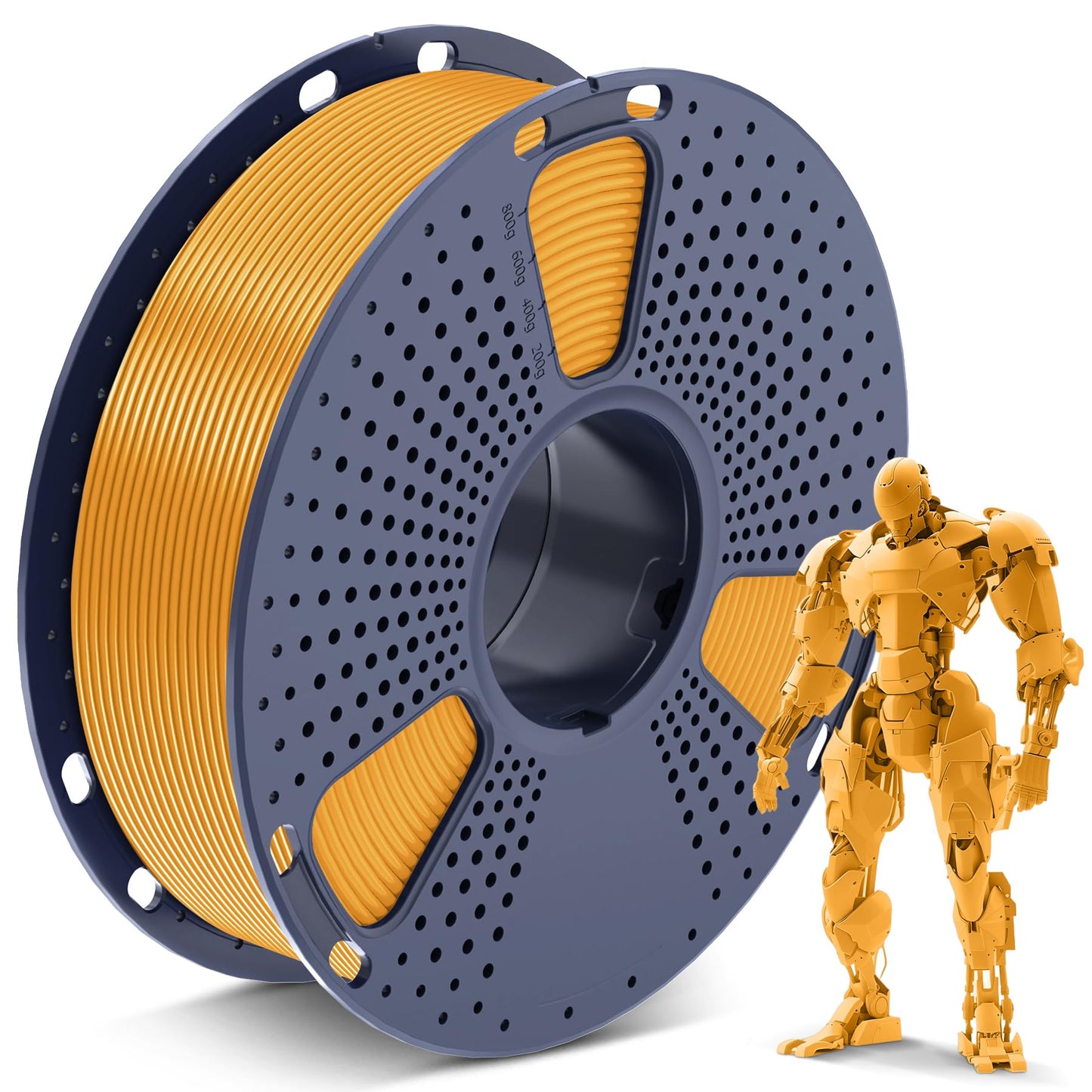 SUNLU PLA Filament 1.75mm, 3D Drucker Filament PLA Schwarz, Maßgenauigkeit +/- 0,02mm 1KG Spule
