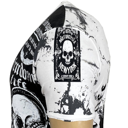 Rundhals Vintage T-Shirt - Men Slim Fit Design