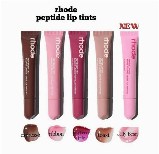 Original Rhode Moisturizing Mirror Lip Gloss Non-stick Cup Hydrating And Lighten Lip Lines Natural Soft Lip Makeup Lip Glaze