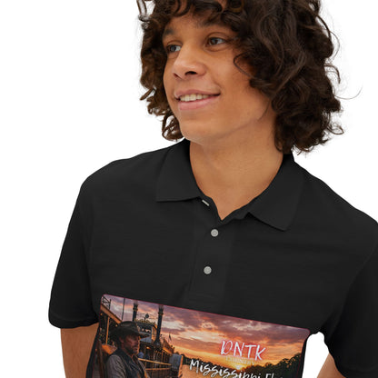 DNTK Men's Polo — Mississippi Flow