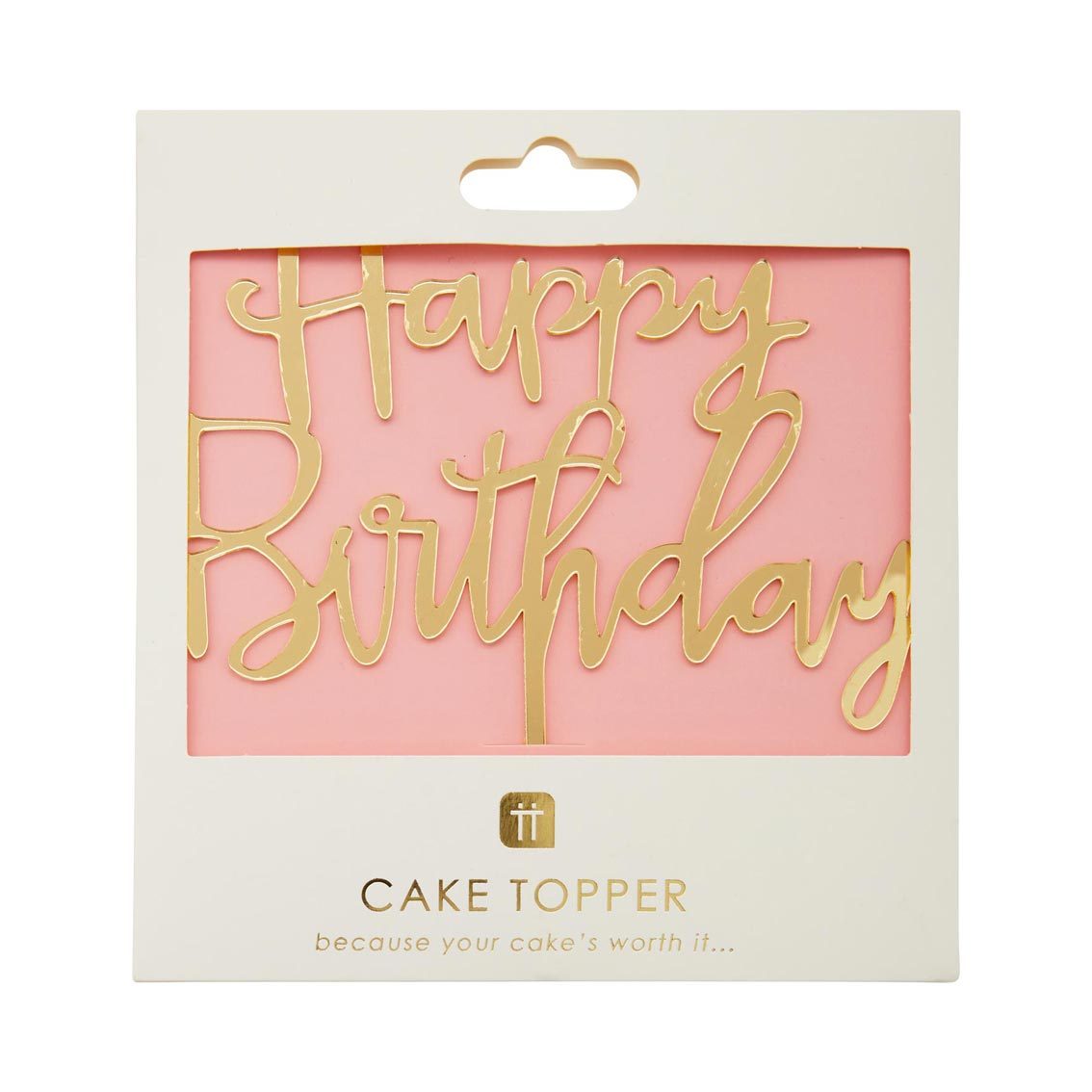 Happy Birthday Acryl Kuchentopper (TT)