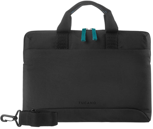 Tucano Smilza Super Slim Tasche für Notebook 14" und Apple MacBook Pro 14" / Air 15" - Schwarz