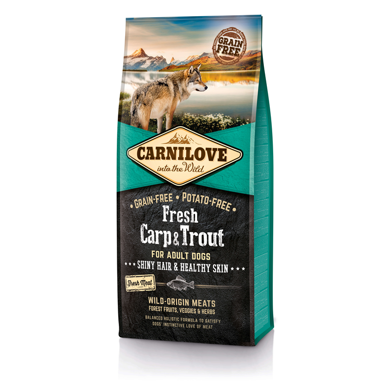 Carnilove Dog - Trockenfutter Fresh Carp & Trout