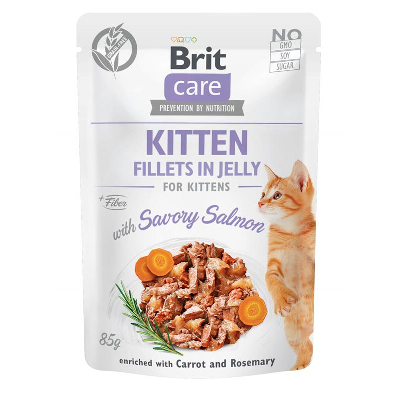 Brit Care Cat Fillets in Jelly 24x85g Kitten