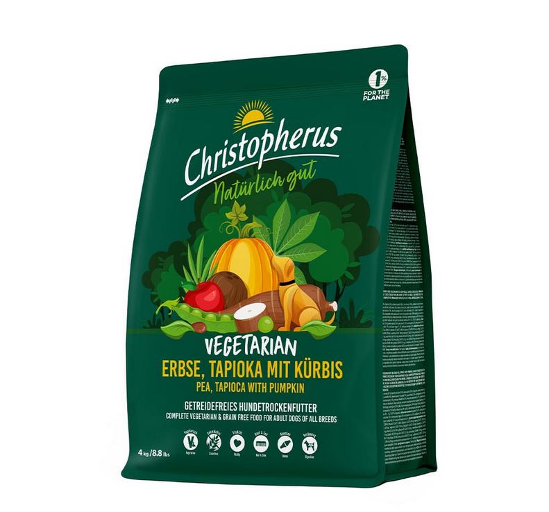 Christopherus Vegetarian Erbse, Tapioka mit Kürbis