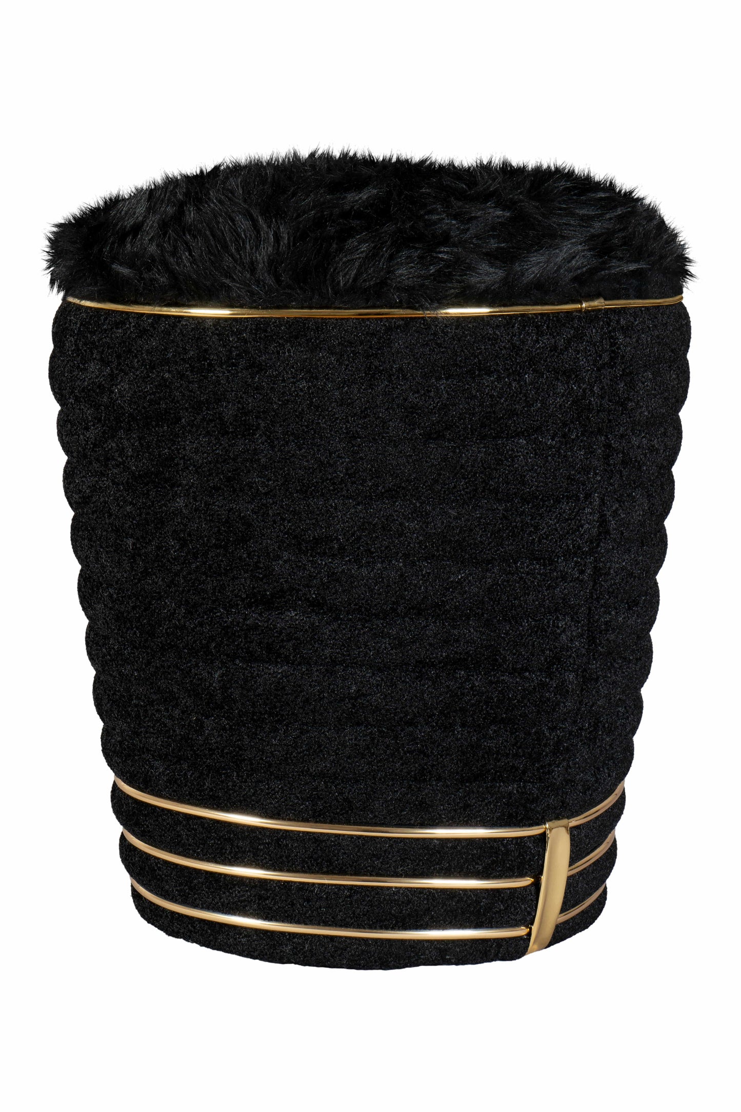 Hocker Doric 335 Weiß / Gold