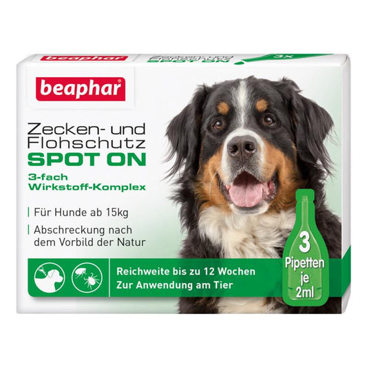 Beaphar Dog Spot On** für große Hunde ab 15 kg