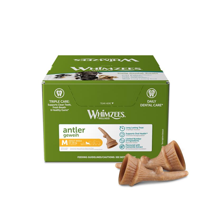 Whimzees Antler/Geweih M im Display