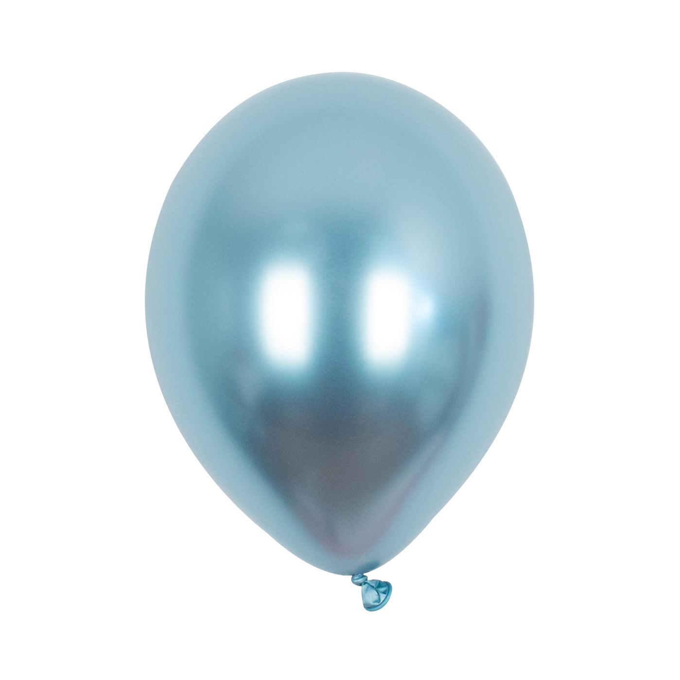 Luftballons Blau Metallic