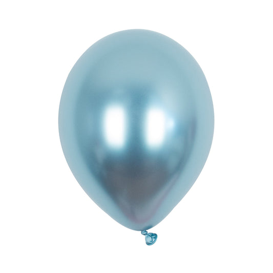 Luftballons Blau Metallic