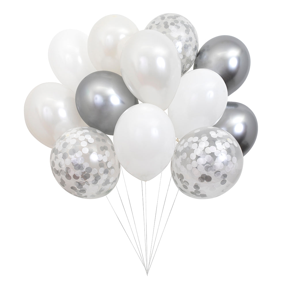 Ballonmischung Silber