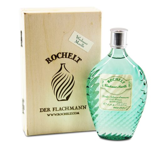 Rochelt Wachauer Marille Glasflachmann