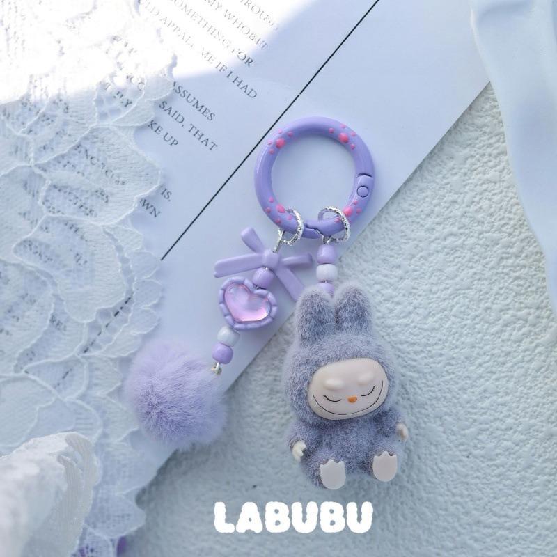 Bubble Matterab Stofftasche, Schlüsselanhänger, Handy-Anhängekette, Geschenk für Freundin und beste Freundin, Legierung niedliche Körner