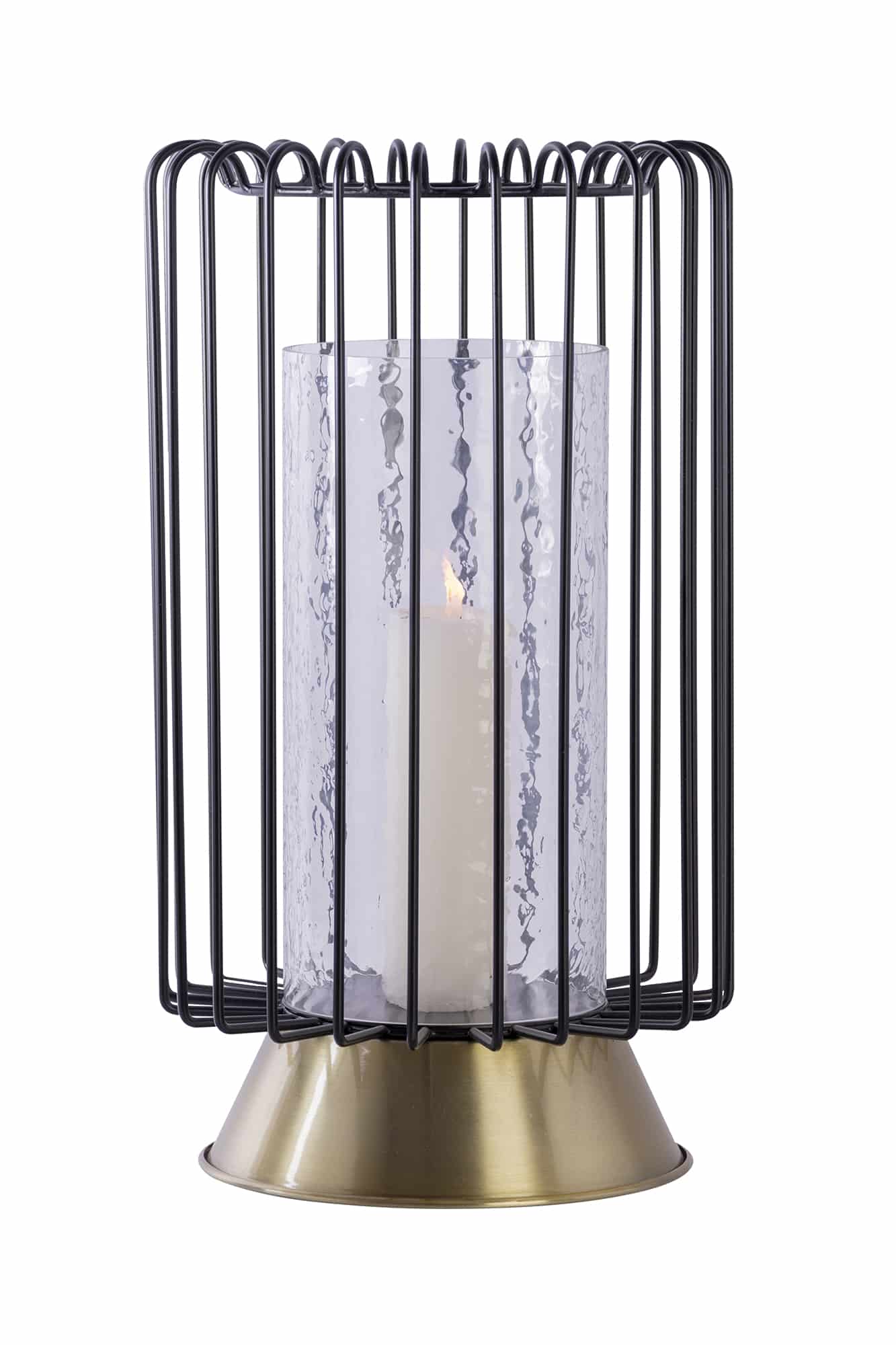 Kerzenständer Malibu 125 Schwarz / Silber