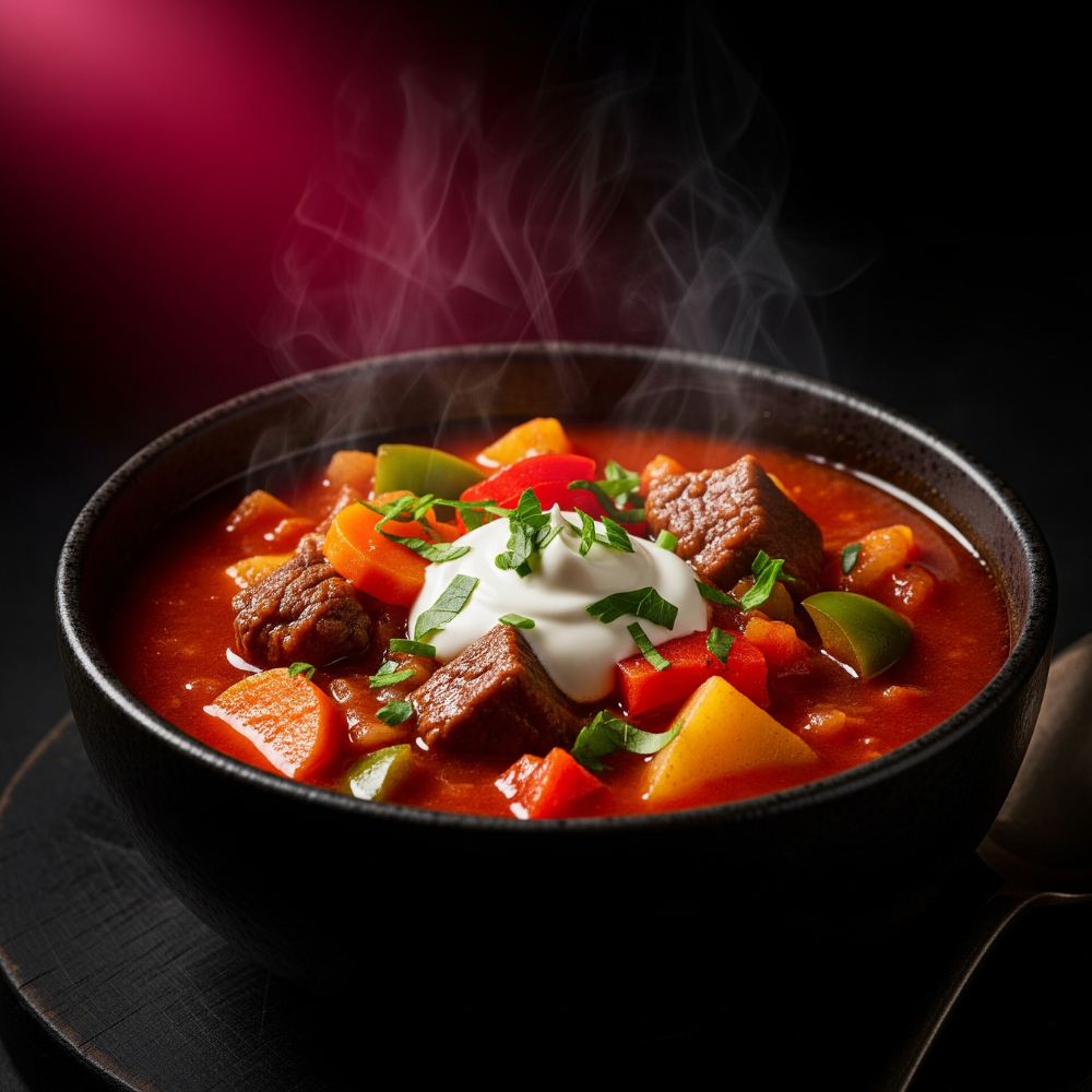 Deftige Gulaschsuppe
