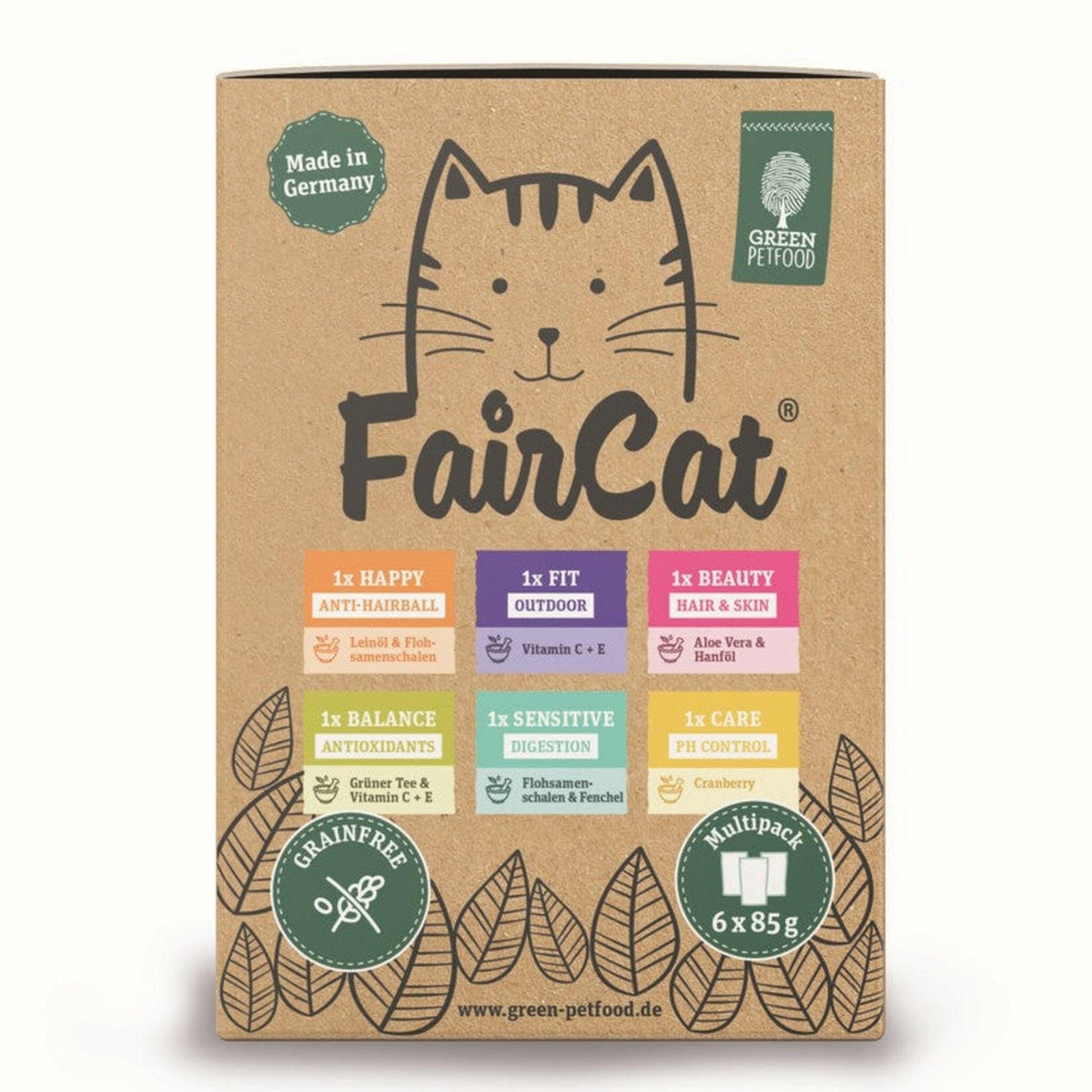 Petfood, Katze, Fair Cat Multi Pack 6x85g