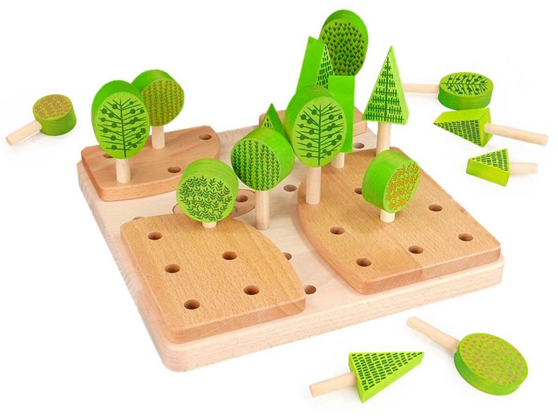 BAJO Forest Central Park Steckspiel, 22-tlg.