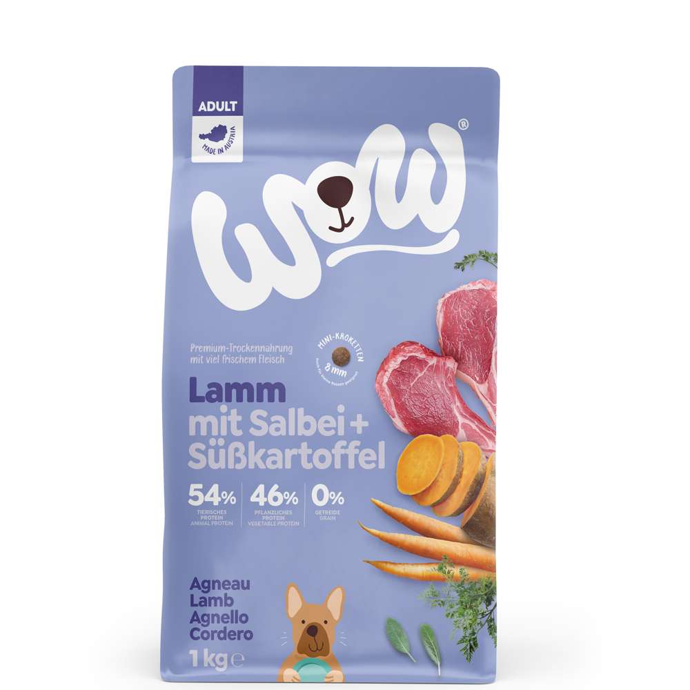 WOW DOG - Trockenfutter Minis Lamm