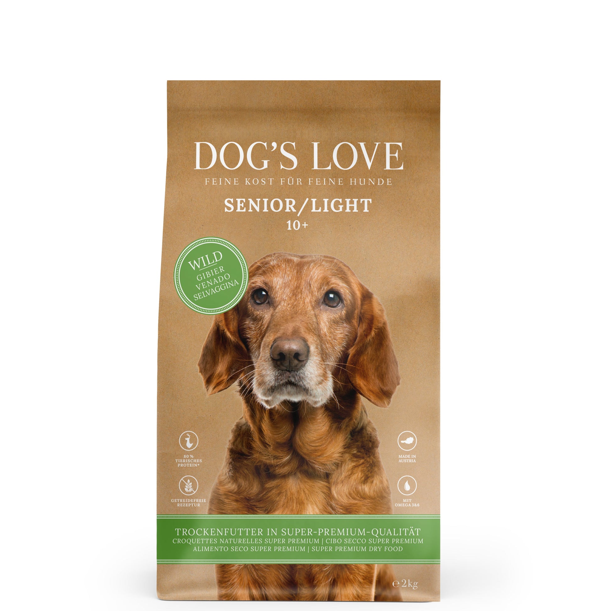 DOG'S LOVE Trocken Senior 2kg
