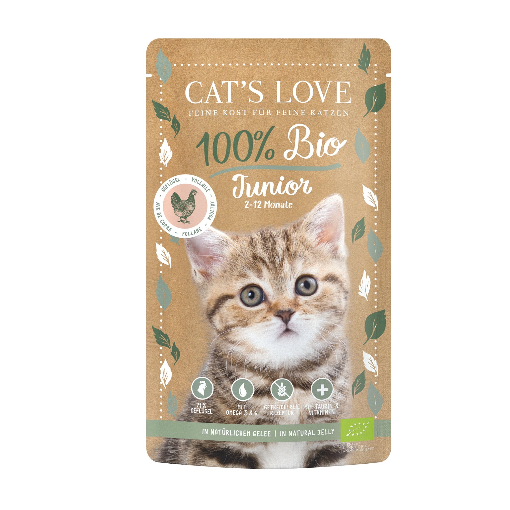 CAT'S LOVE Junior Bio 6x100g
