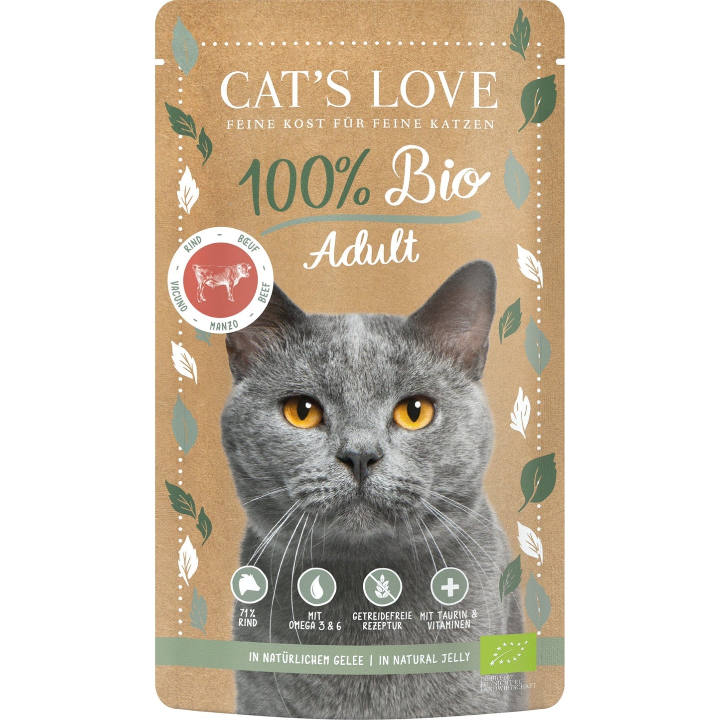 CAT'S LOVE Adult Bio 6x100g