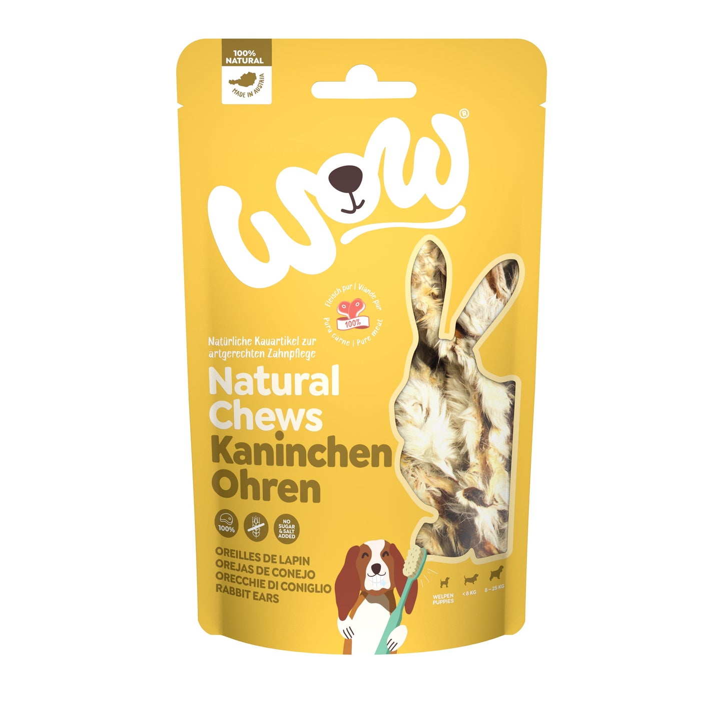 WOW DOG - Kaninchenohren 120g