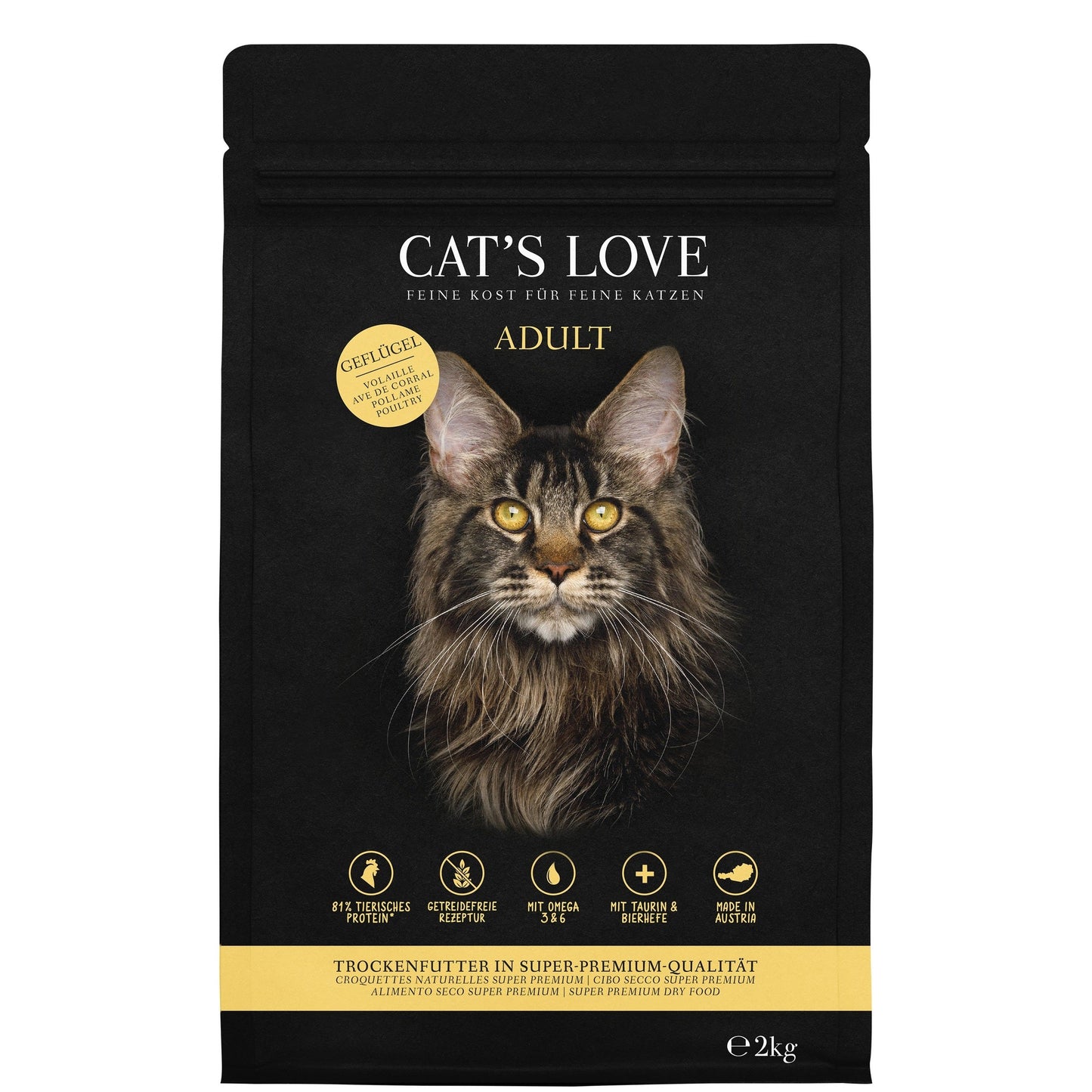 CAT'S LOVE Trocken Adult 2kg