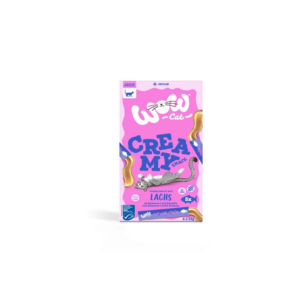 WOW CAT - Creamy Snack 11x5x15g