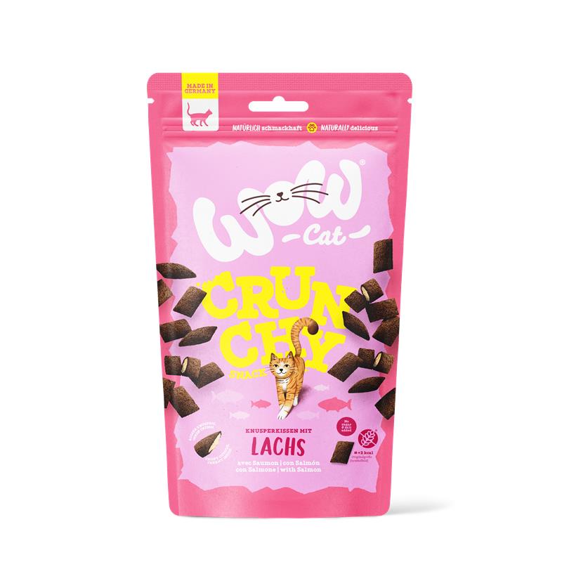 Wow Cat Crunchy Snack mit Lachs
